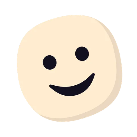 Smiley, der lächelt